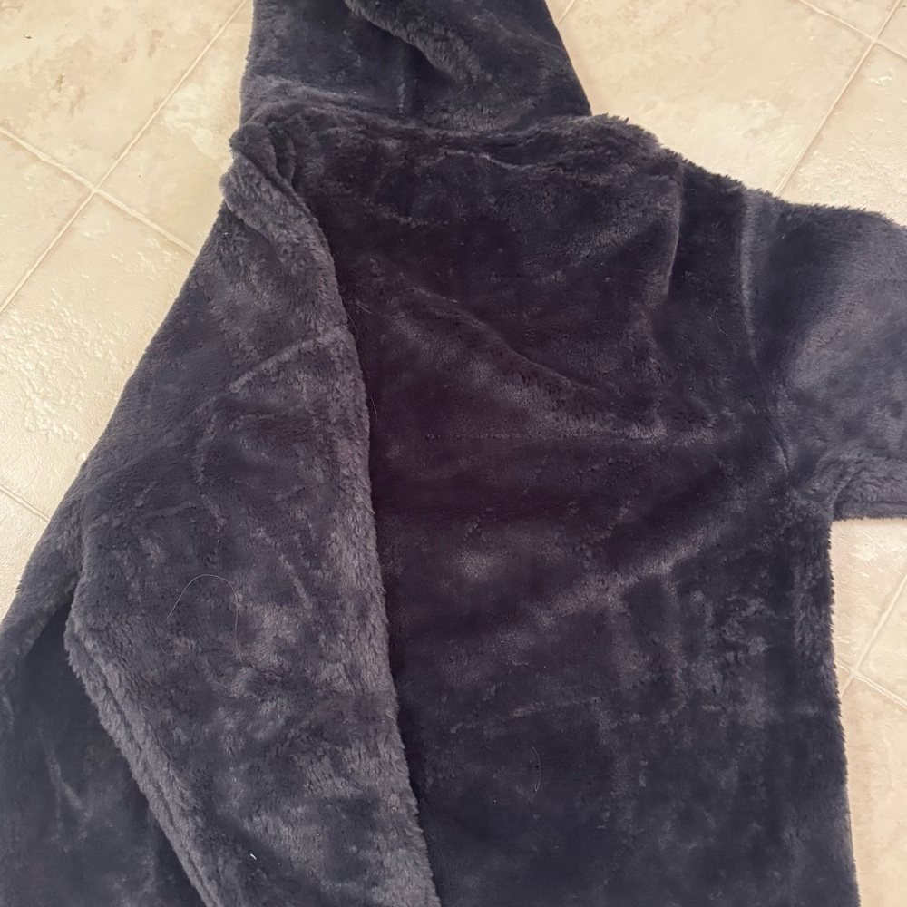 PINK Victoria's Secret Black Faux Fur Jacket